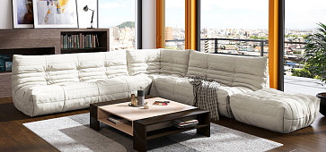 Диваны в интерьере гостиной-37, Угловой диван ДеФранс с доставкой